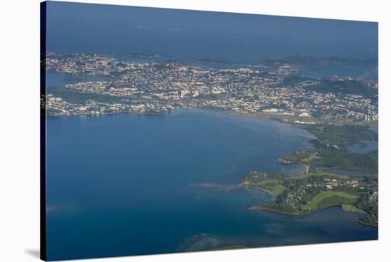 Aerial of Noumea, New Caledonia, Pacific-Michael Runkel-Stretched Canvas