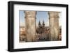 Aerial of Old Town Square. Church of Our Lady of Tryn. Prague, Czech Republic-Tom Norring-Framed Photographic Print