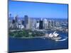 Aerial of Opera House and City, Sydney, Australia-Bill Bachmann-Mounted Photographic Print