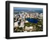 Aerial of Orlando Skyline and Lake Eola, Florida, USA-Bill Bachmann-Framed Photographic Print