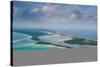 Aerial of Ouvea, Loyalty Islands, New Caledonia, Pacific-Michael Runkel-Stretched Canvas