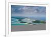 Aerial of Ouvea, Loyalty Islands, New Caledonia, Pacific-Michael Runkel-Framed Photographic Print