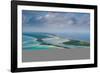 Aerial of Ouvea, Loyalty Islands, New Caledonia, Pacific-Michael Runkel-Framed Photographic Print