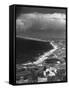 Aerial of Santa Monica Bay-Horace Bristol-Framed Stretched Canvas