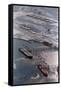 Aerial of Ships Docked in Port of Valdez-null-Framed Stretched Canvas