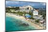 Aerial of Sint Maarten, West Indies, Caribbean, Central America-Michael Runkel-Mounted Photographic Print
