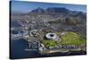 Aerial of Stadium, Golf Club, Table Mountain, Cape Town, South Africa-David Wall-Stretched Canvas