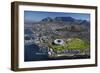 Aerial of Stadium, Golf Club, Table Mountain, Cape Town, South Africa-David Wall-Framed Photographic Print