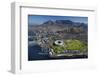 Aerial of Stadium, Golf Club, Table Mountain, Cape Town, South Africa-David Wall-Framed Premium Photographic Print