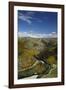 Aerial of Taieri River and Taieri Gorge, South Island, New Zealand-David Wall-Framed Photographic Print