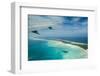 Aerial of Tarawa, Kiribati, South Pacific, Pacific-Michael Runkel-Framed Photographic Print