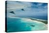 Aerial of Tarawa, Kiribati, South Pacific, Pacific-Michael Runkel-Stretched Canvas