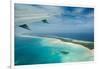 Aerial of Tarawa, Kiribati, South Pacific, Pacific-Michael Runkel-Framed Photographic Print