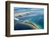 Aerial of Tarawa, Kiribati, South Pacific, Pacific-Michael Runkel-Framed Photographic Print