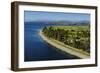 Aerial of Te Anau, Fiordland National Park, South Island, New Zealand, Pacific-Michael Runkel-Framed Photographic Print