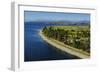 Aerial of Te Anau, Fiordland National Park, South Island, New Zealand, Pacific-Michael Runkel-Framed Photographic Print