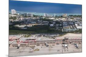 Aerial of the Airport of Guam, Us Territory, Central Pacific, Pacific-Michael Runkel-Mounted Photographic Print