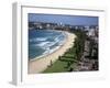 Aerial of the Beach and Road at Manly, Sydney, New South Wales, Australia, Pacific-Dominic Harcourt-webster-Framed Photographic Print
