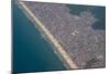 Aerial of the Beach of Mongagua Near Sao Paulo, Brazil, South America-Michael Runkel-Mounted Photographic Print