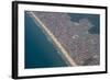 Aerial of the Beach of Mongagua Near Sao Paulo, Brazil, South America-Michael Runkel-Framed Photographic Print