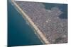 Aerial of the Beach of Mongagua Near Sao Paulo, Brazil, South America-Michael Runkel-Mounted Photographic Print