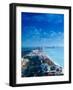 Aerial of the Beaches of Cancun, Mexico-Peter Adams-Framed Photographic Print