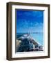 Aerial of the Beaches of Cancun, Mexico-Peter Adams-Framed Photographic Print