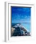 Aerial of the Beaches of Cancun, Mexico-Peter Adams-Framed Photographic Print
