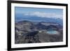 Aerial of the Colourful Tama Lakes in the Tongariro National Park, North Island, New Zealand-Michael Runkel-Framed Photographic Print