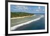 Aerial of the country of Nauru, South Pacific, Pacific-Michael Runkel-Framed Photographic Print