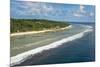 Aerial of the country of Nauru, South Pacific, Pacific-Michael Runkel-Mounted Photographic Print