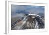 Aerial of the Crater of Mount Ngauruhoe, Tongariro National Park, North Island-Michael Runkel-Framed Photographic Print