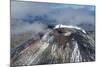 Aerial of the Crater of Mount Ngauruhoe, Tongariro National Park, North Island-Michael Runkel-Mounted Photographic Print