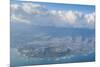 Aerial of the Diamond Head and Oahu, Hawaii-Michael-Mounted Photographic Print