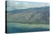 Aerial of the Island of Molokai, Hawaii, United States of America, Pacific-Michael Runkel-Stretched Canvas