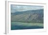 Aerial of the Island of Molokai, Hawaii, United States of America, Pacific-Michael Runkel-Framed Photographic Print