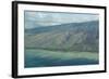 Aerial of the Island of Molokai, Hawaii, United States of America, Pacific-Michael Runkel-Framed Photographic Print