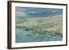 Aerial of the Island of Molokai, Hawaii, United States of America, Pacific-Michael Runkel-Framed Photographic Print