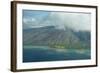 Aerial of the Island of Molokai, Hawaii, United States of America, Pacific-Michael Runkel-Framed Photographic Print