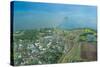 Aerial of the Island of Molokai, Hawaii, United States of America, Pacific-Michael Runkel-Stretched Canvas