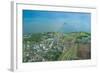 Aerial of the Island of Molokai, Hawaii, United States of America, Pacific-Michael Runkel-Framed Photographic Print