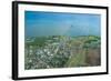 Aerial of the Island of Molokai, Hawaii, United States of America, Pacific-Michael Runkel-Framed Photographic Print