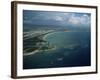 Aerial of the Island of Puerto Rico, West Indies, Central America-James Gritz-Framed Photographic Print