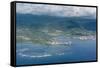 Aerial of the Island of Upolu, Samoa, South Pacific, Pacific-Michael Runkel-Framed Stretched Canvas