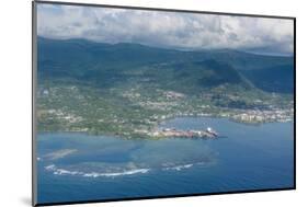 Aerial of the Island of Upolu, Samoa, South Pacific, Pacific-Michael Runkel-Mounted Photographic Print