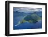 Aerial of the Island of Upolu, Samoa, South Pacific-Michael Runkel-Framed Photographic Print