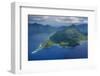 Aerial of the Island of Upolu, Samoa, South Pacific-Michael Runkel-Framed Photographic Print