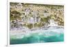 Aerial of the mayan ruins of Tulum, Mexico-Matteo Colombo-Framed Photographic Print