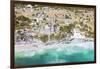 Aerial of the mayan ruins of Tulum, Mexico-Matteo Colombo-Framed Photographic Print