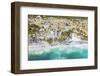 Aerial of the mayan ruins of Tulum, Mexico-Matteo Colombo-Framed Photographic Print